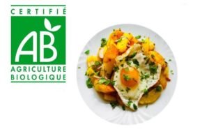 Plats bio : cantine